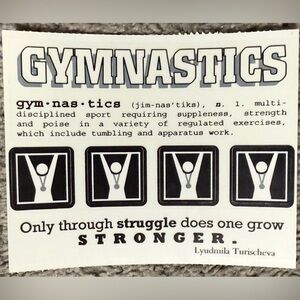 $2 Gymnastics Stickers $2 WITH ANY $10 ORDER OR MORE